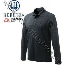 Beretta® Miller Polo Long Sleeves MP025 Black