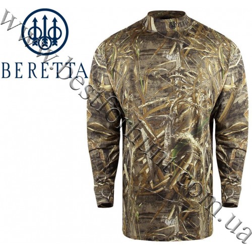 Beretta® Mock Turtleneck Long Sleeve Shirt Realtree MAX-5®