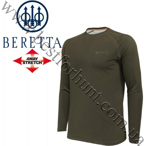 Beretta® Tech Long Sleeve T-shirt TS861 Green