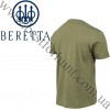 Beretta® Trident Logo SS Tee TS228 Heather Mil Green