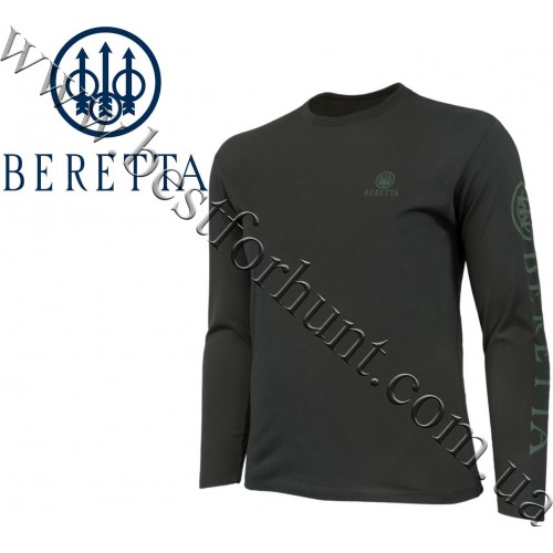 Beretta® Wing Shooter Long Sleeve T-Shirt TS206 Dark Olive