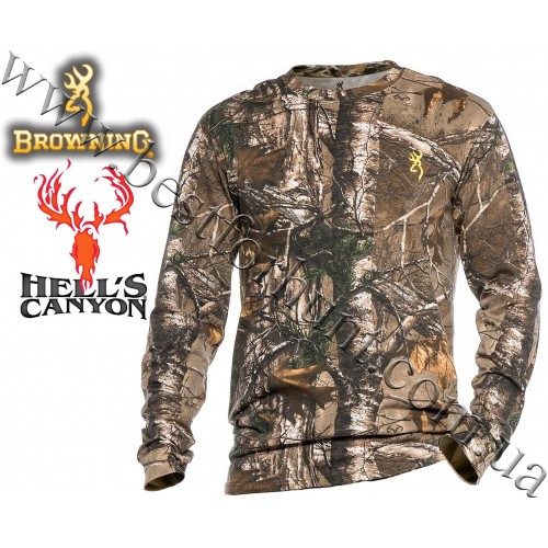 Browning® Hell's Canyon™ Basics Long Sleeve T-Shirt Realtree Xtra®