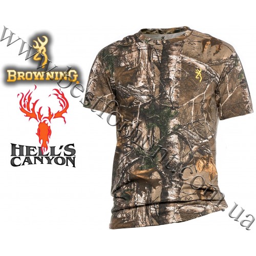 Browning® Hell's Canyon™ Basics Short Sleeve T-Shirt Realtree Xtra®