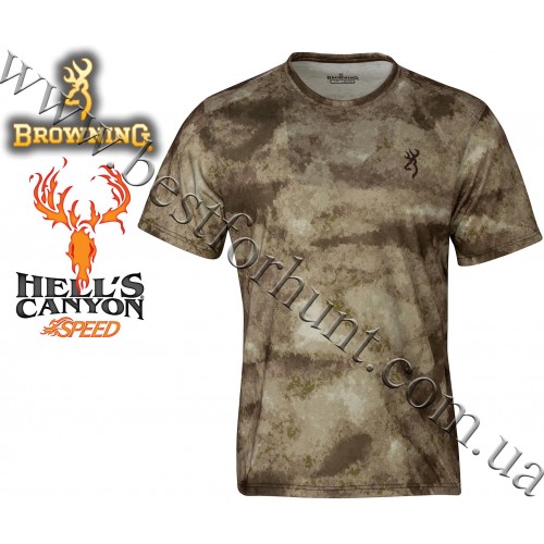 Browning® Hell's Canyon™ Speed Kills Short Sleeve Tee A-TACS AU Camo™