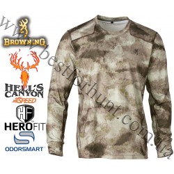 Browning® Hell's Canyon™ Speed Plexus Long Sleeve Mesh Shirt A-TACS AU Camo™