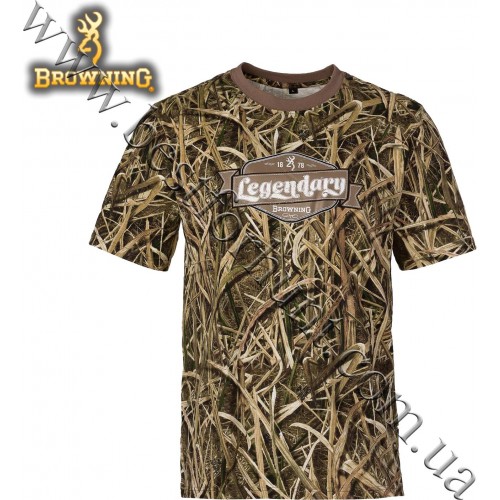 Browning® Legendary Graphic Camo T-Shirt Mossy Oak® Shadow Grass® Blades™