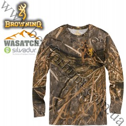 Browning® Wasatch™ Long Sleeve T-Shirt Mossy Oak® Shadow Grass® Habitat™