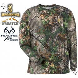 Browning® Wasatch™ Long Sleeve T-Shirt Realtree Xtra® Green