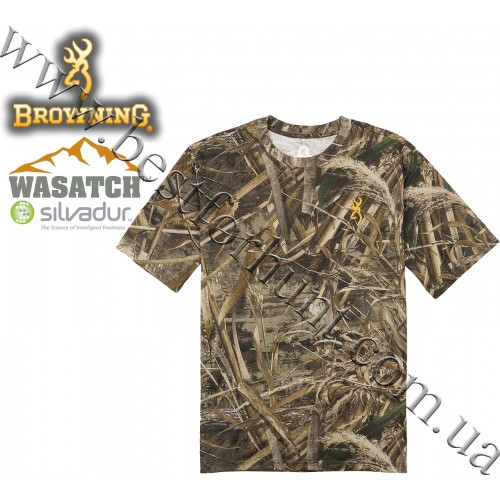 Browning® Wasatch™ Short Sleeve T-Shirt Realtree MAX-5®