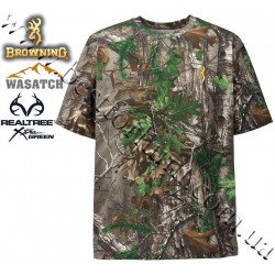Browning® Wasatch™ Short Sleeve T-Shirt Realtree Xtra® Green