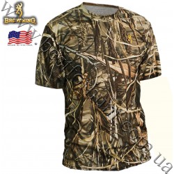 Browning® Wasatch™ Vapor Max Short Sleeve T-Shirt Realtree MAX-4®