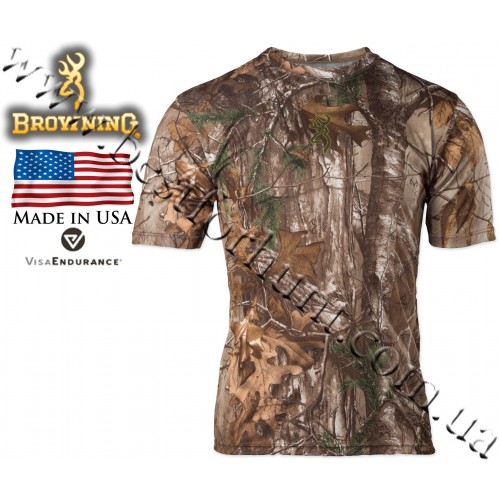 Browning® Wasatch™ Vapor Max Short Sleeve T-Shirt Realtree Xtra®