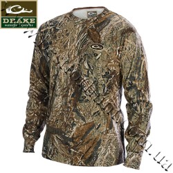 Drake Waterfowl Camo Long Sleeve T-Shirt Mossy Oak® Duck Blind®