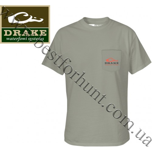 Футболка для полювання Drake Waterfowl® Vintage Mallard Long Sleeve T-Shirt DT9465 Desert Sage