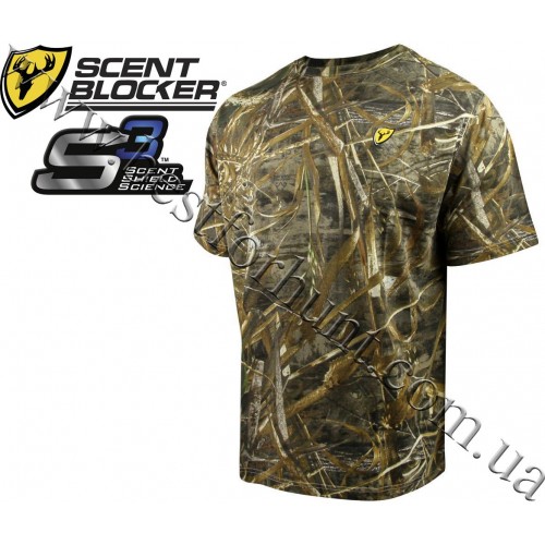 ScentBlocker® Fused Cotton Short Sleeve T-Shirt Realtree MAX-5®