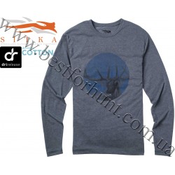 Sitka® Bugle Long Sleeve Tee Shirt Lead