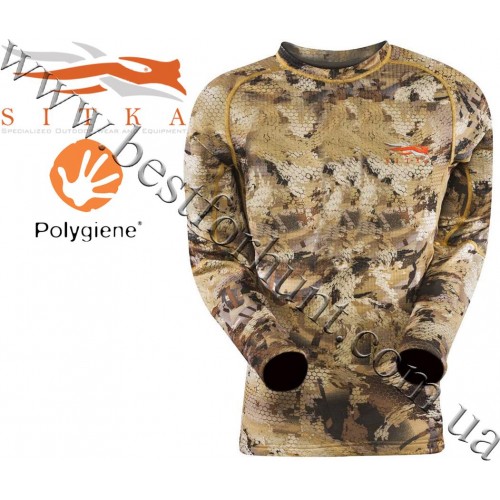 Sitka™ Core Lightweight Long Sleeve Crew GORE™ OPTIFADE™ Concealment Waterfowl Marsh