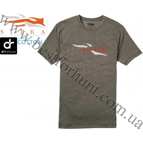 Sitka® Logo Short Sleeve Tee Shirt Pyrite