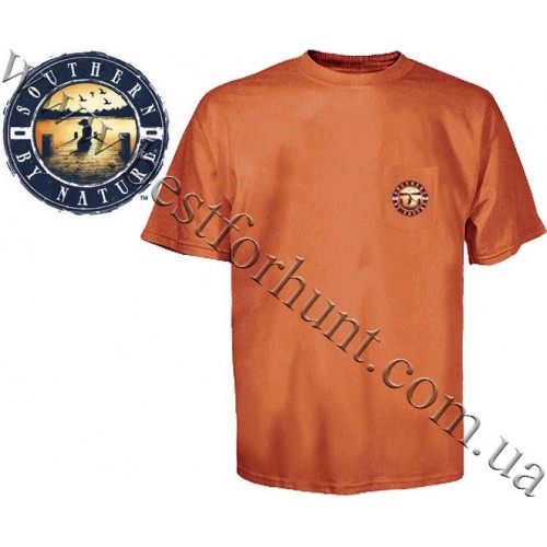 Southern by Nature™ Dog Days Of Summer Pocket T-Shirt Burnt Orange