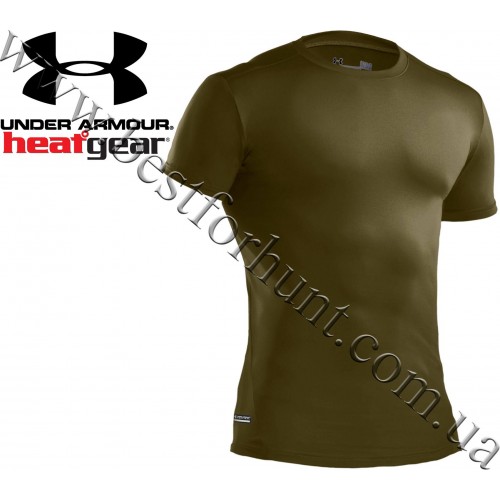 Under Armour® Tactical HeatGear® Compression Short Sleeve Shirt Green