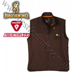 Browning® Quilted Upland Pheasants Forever™ Vest Chocolate