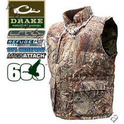 Drake Waterfowl LST Down Vest Mossy Oak® Duck Blind®