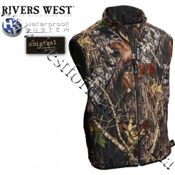 Rivers West® Cold Canyon™ Midweight Waterproof Fleece Vest Mossy Oak® Break-Up®