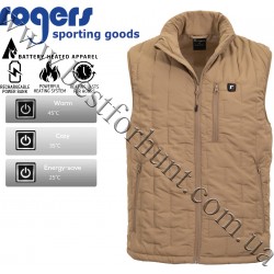 Rogers Sporting Goods® Puff-E 2.0 Electric Heated Vest Clay