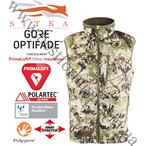 Sitka™ Gear Kelvin Lite Vest 30044-SA GORE™ OPTIFADE™ Concealment Subalpine