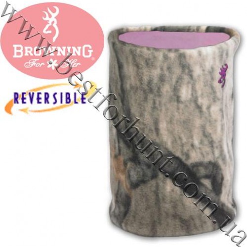 Browning® Reversible Neck Gaiter Mossy Oak® Treestand®-Pink