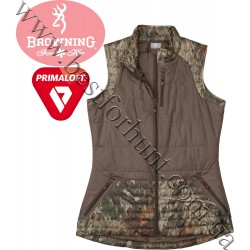 Browning® Womens PrimaLoft® Hunting Puffy Vest A-TACS TD-X Camo™