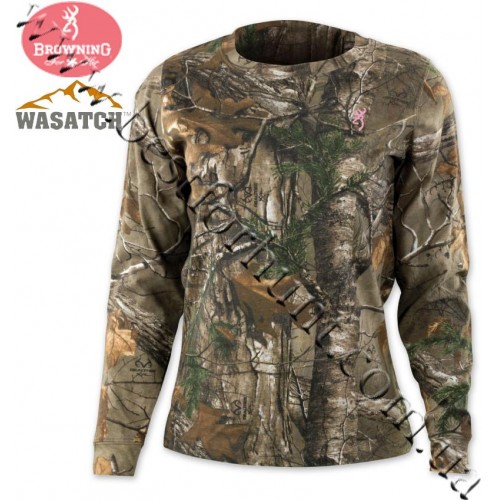 Browning® for Her Wasatch™ Long Sleeve T-Shirt Realtree Xtra®