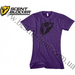 ScentBlocker® Ladies Purple Splash Shield T-Shirt