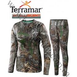 Terramar® Women's 2.0 Stalker INTELLISCENT™ Midweight Base Layer Hunting Set Realtree Xtra®