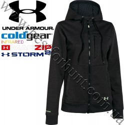Under Armour® Women’s ColdGear® Infrared Storm Dobson Softershell Jacket Asphalt Heather-Glacier Gray