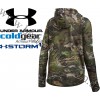 Under Armour® Women’s ColdGear® Storm Logo Caliber Hunting Hoodie 1286056-945 Ridge Reaper Forest® Camo - Purple