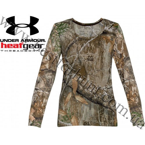 Under Armour® Women’s Threadborne™ Early Season Hunting Long Sleeve Shirt Realtree Edge™