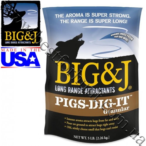 BIG & J® PIGS-DIG-IT™ Granular Hogs Long Range Attractants