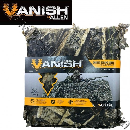 Allen Co. Vanish™ 3D Leafy Omnitex 56”x12' Die-Cut Blind Fabric Realtree MAX-5®