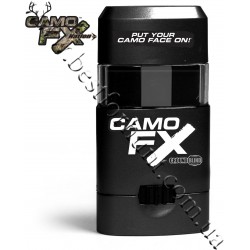CamoFX® Ground Blind Black Out™ Face Paint Black-Grey-Black
