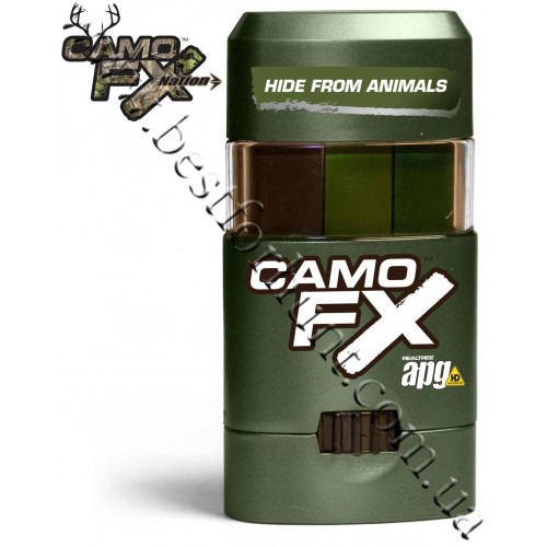 CamoFX® Realtree APG® Face Paint Dark Green-Light Green-Brown