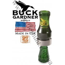 Buck Gardner® Double Nasty Double Reed Poly Duck Call Camo Green