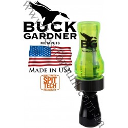 Buck Gardner® Double Nasty Double Reed Poly Duck Call Fluorescent Green-Black Pearl