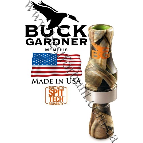 Buck Gardner® Double Nasty Double Reed Poly Duck Call Mossy Oak® Shadow Grass® Blades™