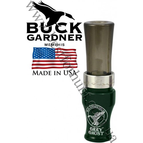 Buck Gardner® Grey Ghost Acrylic with Poly Goose Call Mallard Green-Smoke