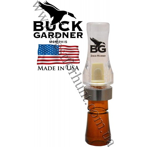 Buck Gardner® Speck Hammer Specklebelly Goose Call Clear-Bourbon