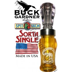 Buck Gardner® Spitfire™ 1.5 Reed Acrylic Polycarbonate Duck Call Bourbon - Clear