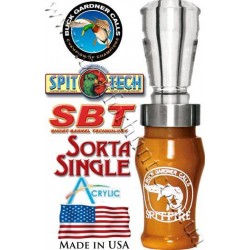 Buck Gardner Spitfire Duck Calls Golden Oak Clear