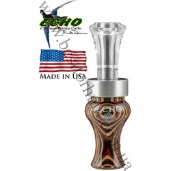 Echo® Natural Diamond Wood Timber with Double Reed Polycarbonate Inserts Duck Calls