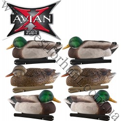 Avian-X® Topflight™ Late Season Floating Mallards Duck Decoys 6 Pack 8059